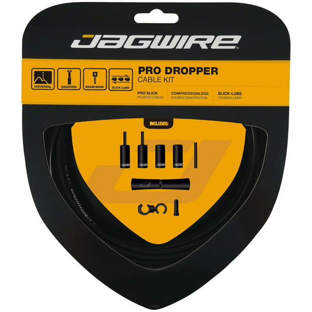 Jagwire Pro Dropper Cable Kit Flex-SL Housing For Smoother Bends Polished Cable